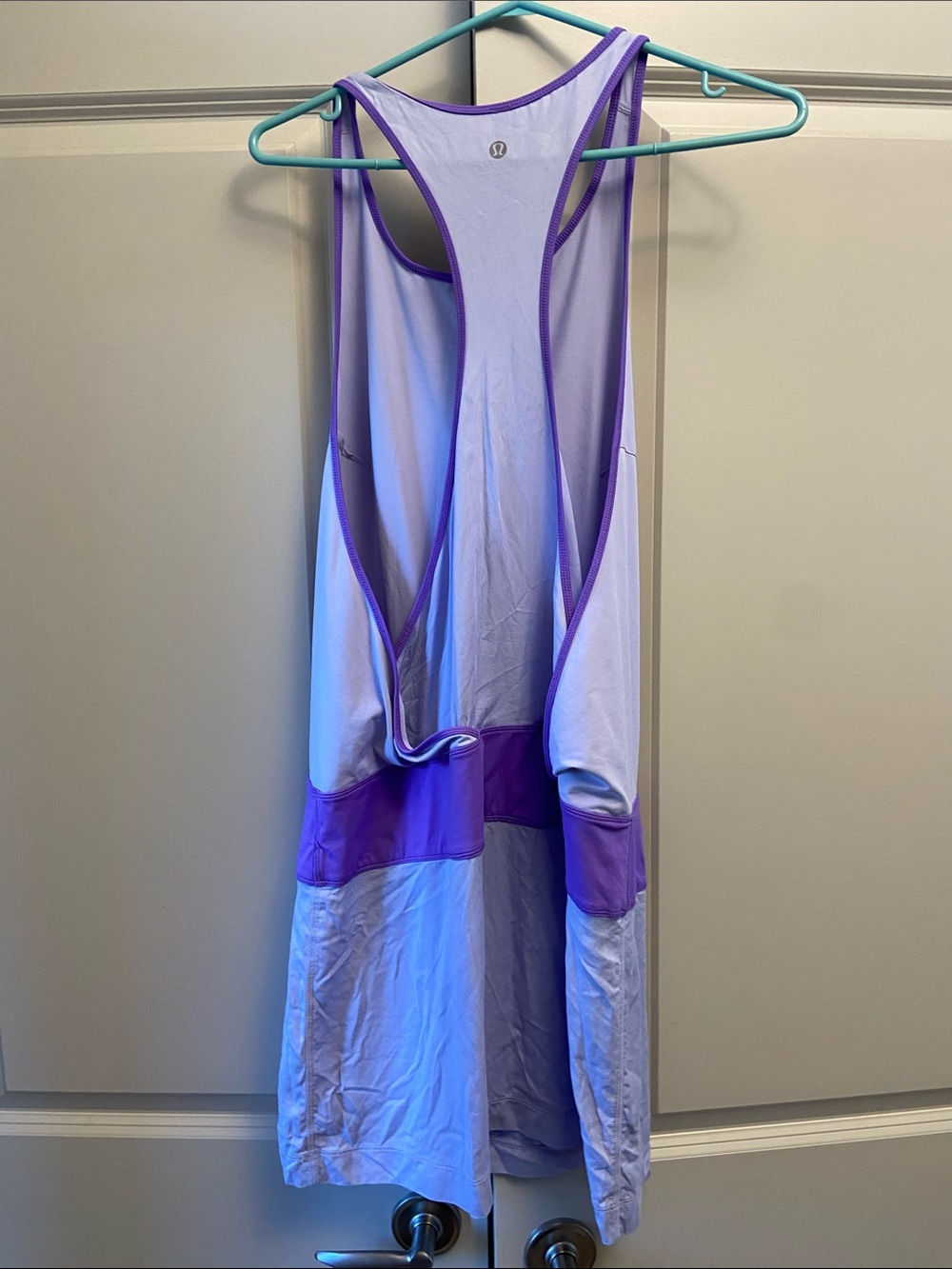 lululemon athletica Blissed out Lavender Midi Dress with Purple Band - Picture 3 of 5